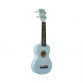 WIKI UK10S/BBL - гитара укулеле сопрано, клен, цвет синий матовый, чехол в комплекте