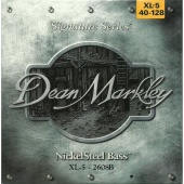 DEAN MARKLEY 2608B NickelSteel Bass - струны для БАС-гитары, 5 струн, (нержав, заморозка), 40-128