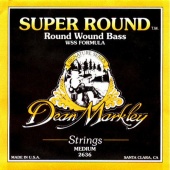 DEAN MARKLEY 2636 SuperRound Bass - струны для БАС-гитары (нержав, заморозка) толщина 50-105