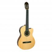 SAMICK CN2CE/N - классическая гитара с подключением, с вырезом, 4/4, ель, цвет натуральный