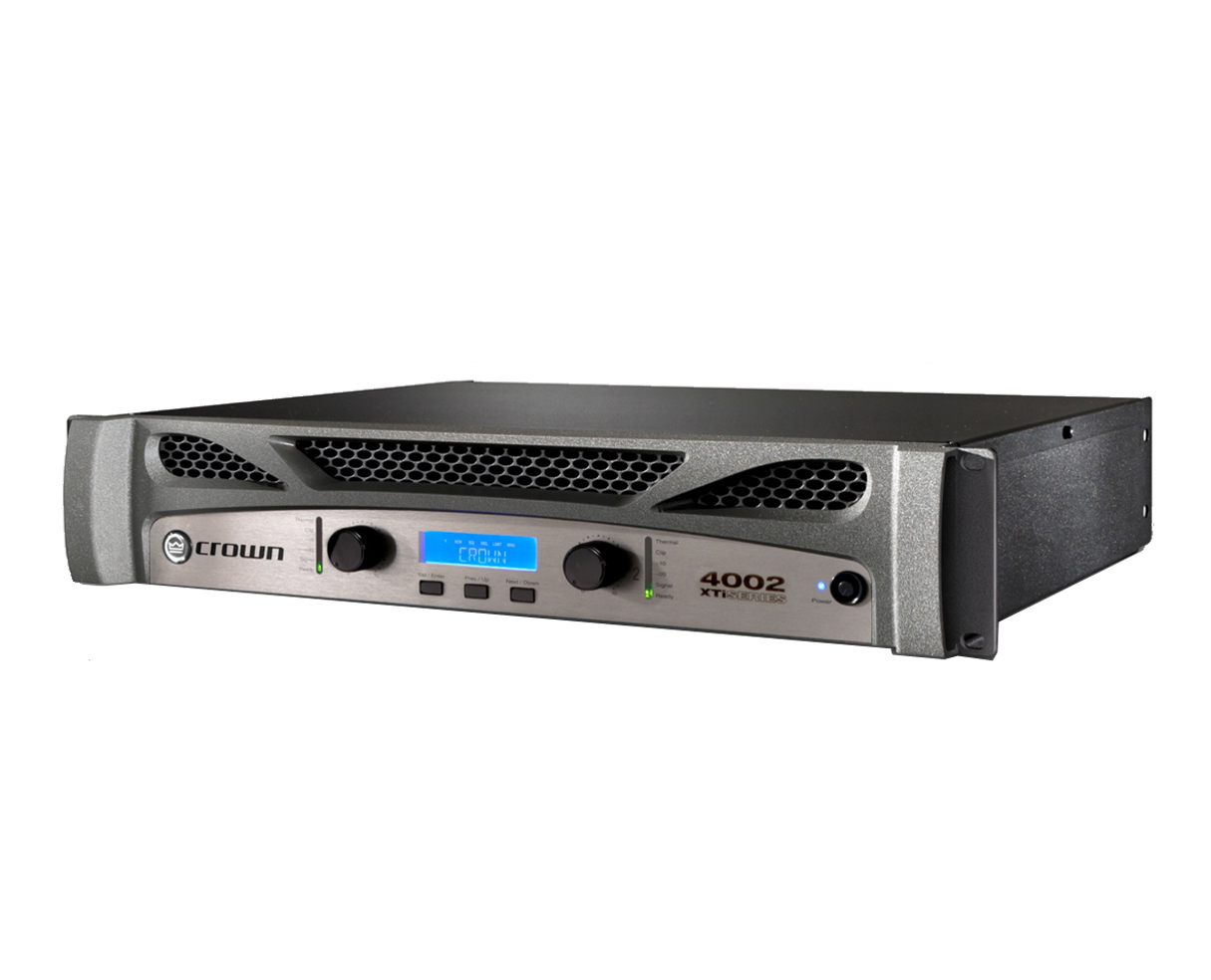 CROWN XTi4002 - двухканальный усилитель мощности с DSP, 2х1600 Вт/2 Oм , 2х1200 Вт/4 Ом, 2х650 Вт/8