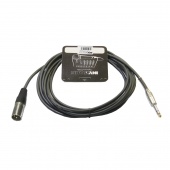 INVOTONE ACM1003S/BK - микрофонный  кабель, 6,3 джек стерео <-> XLR (папа), длина 3 м (черный)