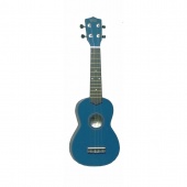 WIKI UK10G/BL - гитара укулеле сопрано, клен, цвет синий глянец, чехол в комплекте