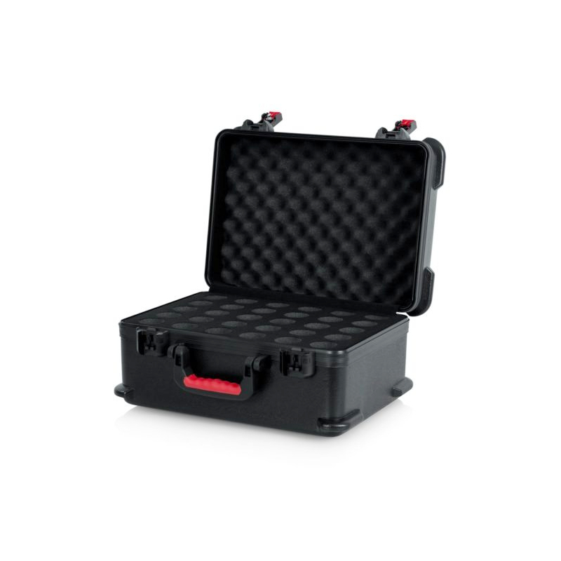 GATOR GTSA-MIC30 - пластиковый кейс для 30 проводных микрофонов