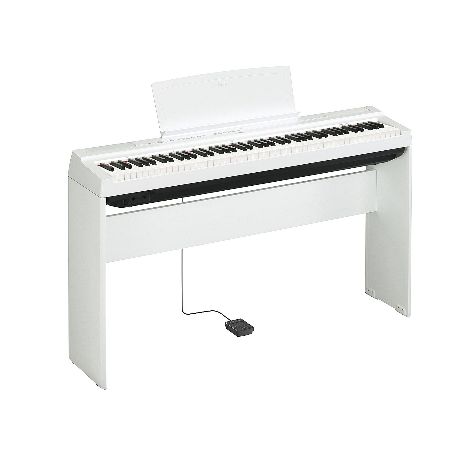 YAMAHA P-125WH - цифр.пианино 88кл. GHS, 24 тембра, 192 полиф., цвет белый  (без стула и стойки), БП купить онлайн по актуальной цене со скидкой и  доставкой - invask.ru