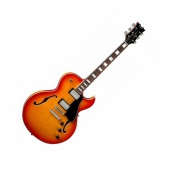 DEAN COLT FM - полуакуст. гитара с пьезозвукосн., 22 лада, 25 1/2",T,цвет оранжевый полупрозрачный