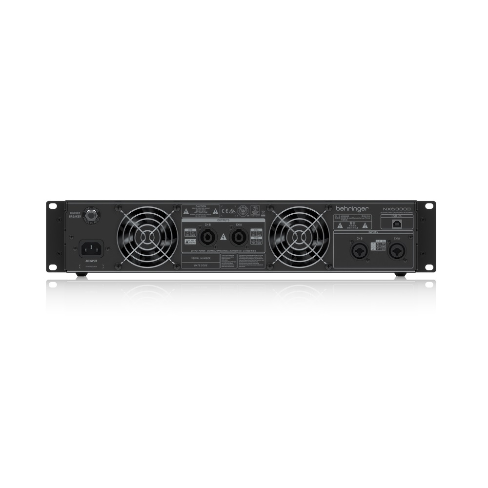 BEHRINGER NX6000D - усилитель мощности 2 х 3000 Вт/4 Ом 2 х 1600 Вт/8 Ом  купить онлайн по актуальной цене со скидкой и доставкой - invask.ru