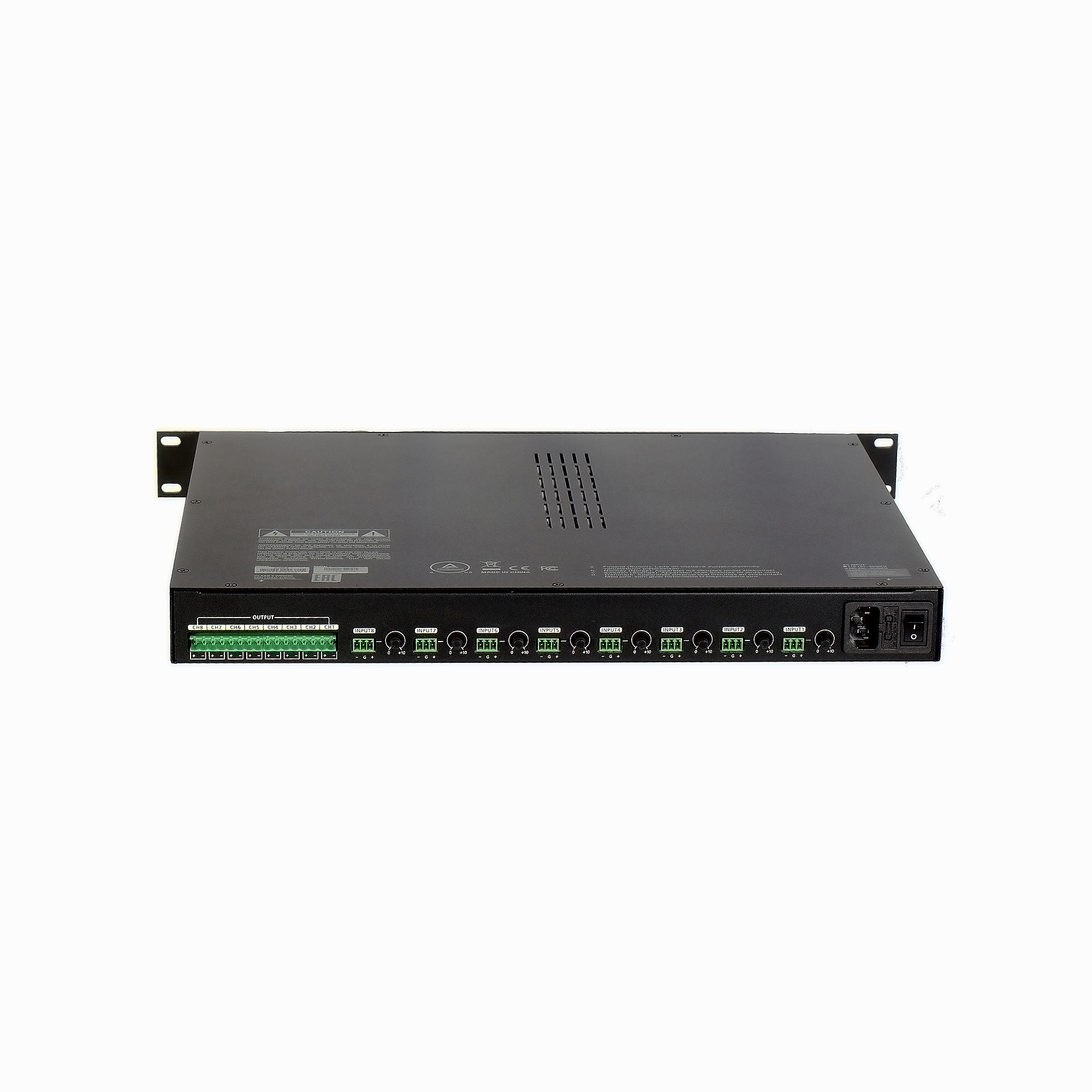 INVOTONE D150.8 - восьмиканальный усилитель мощности класса D, 150 Вт ...