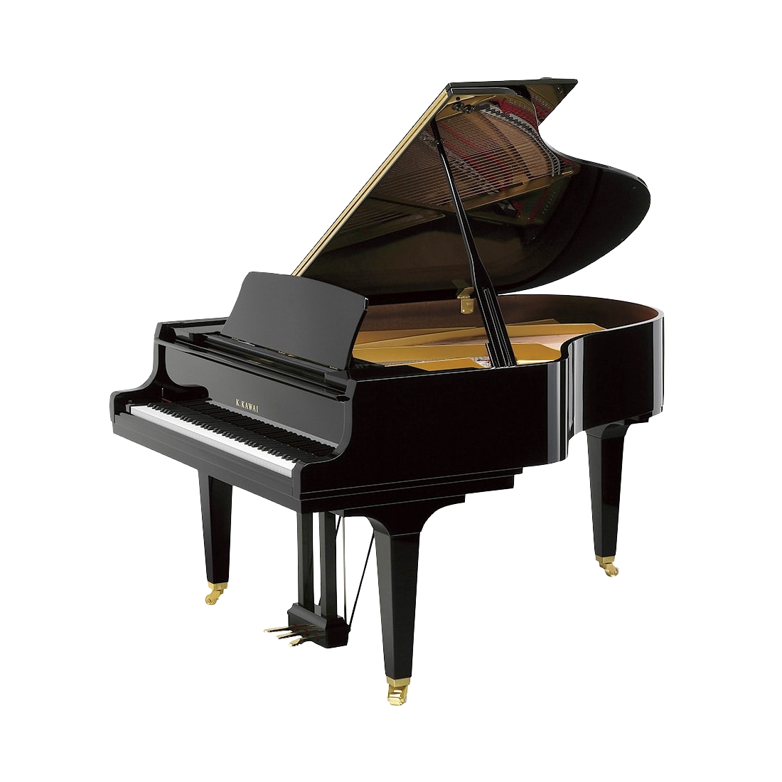 KAWAI GL-50 M/PEP - рояль, 188х152х102, 334 кг.,черный полиров., механизм Millennium III.