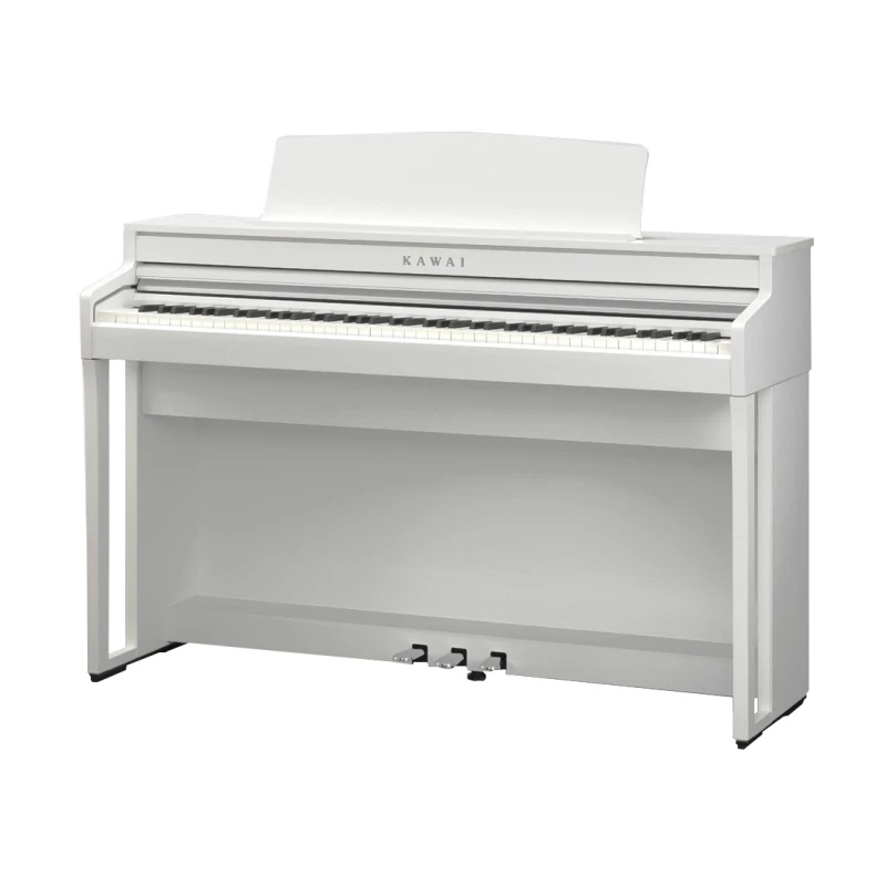 KAWAI CA49W - цифр. пианино,  механика GFC, OLED дисплей, 19 тембров, 20 ВТ x 2, цвет белый матовый