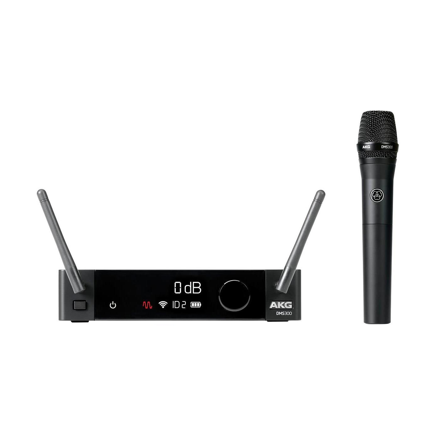 AKG DMS300 Vocal Set - цифровая радиосистема, состоящая из приемника SR300 и ручного передатч. HT300