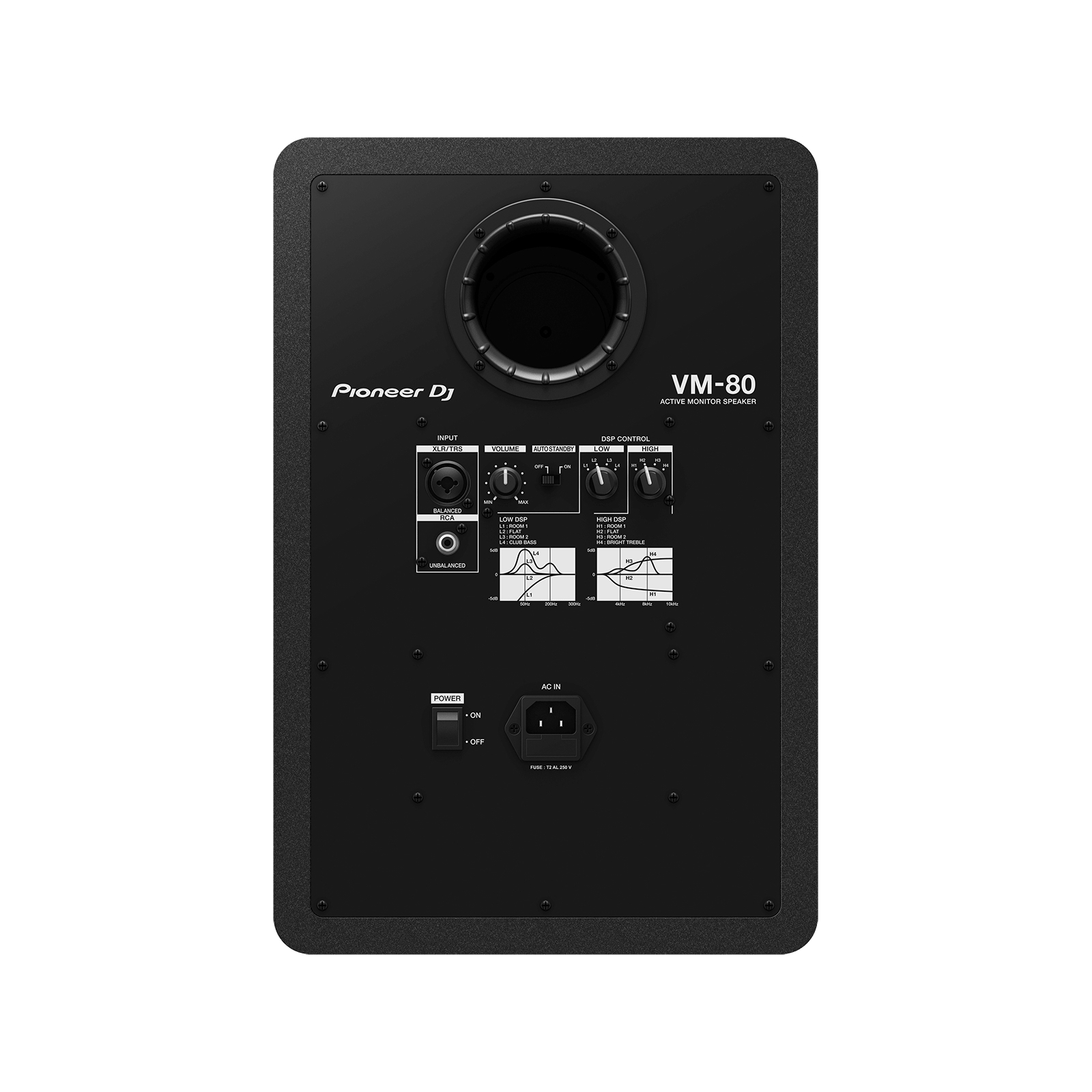 PIONEER VM-80 - 8-дюймовый активный мониторный динамик (черный) купить  онлайн по актуальной цене со скидкой и доставкой - invask.ru