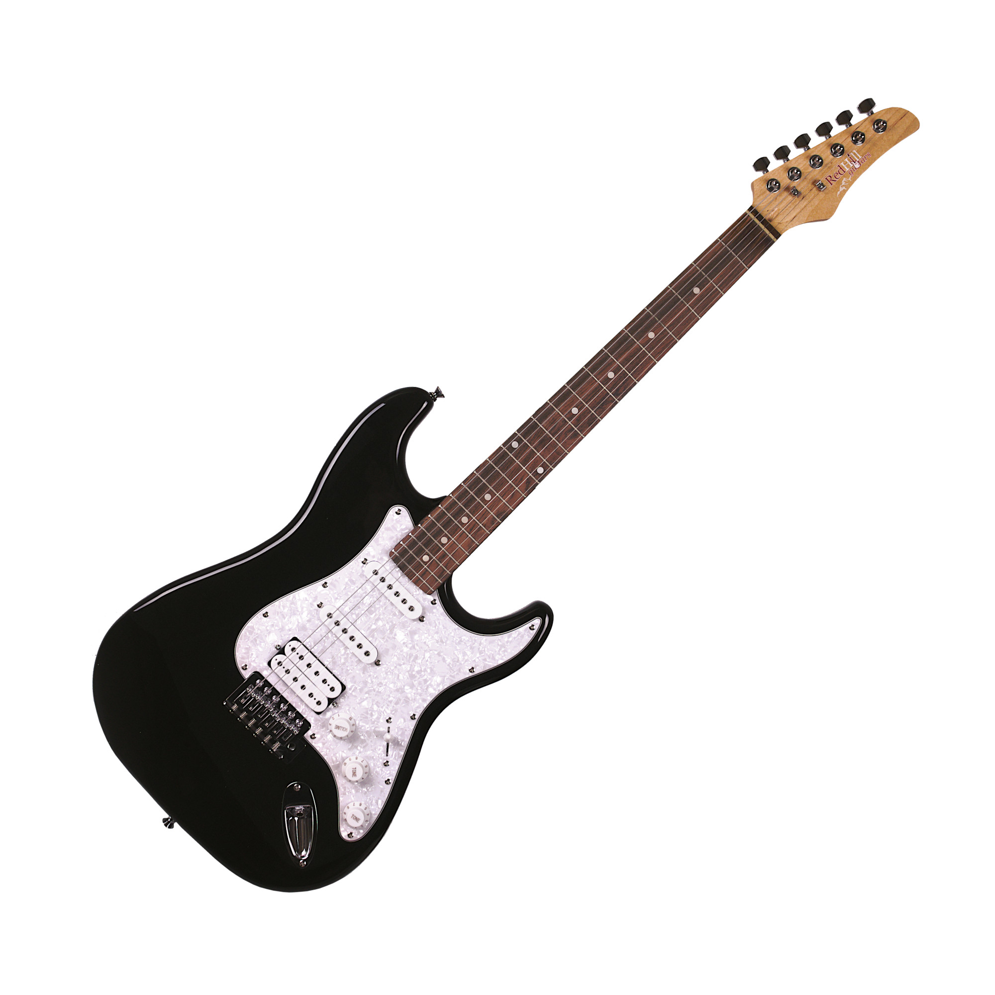 REDHILL STM200 BK - электрогитара, Stratocaster, S-S-H, тополь/клен, цвет  черный купить онлайн по актуальной цене со скидкой и доставкой - invask.ru