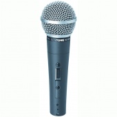 INVOTONE DM1000 - микрофон вокальный динамический, кард., с выкл., 50…16000 Гц, -55 дБ, 6 м каб XLR