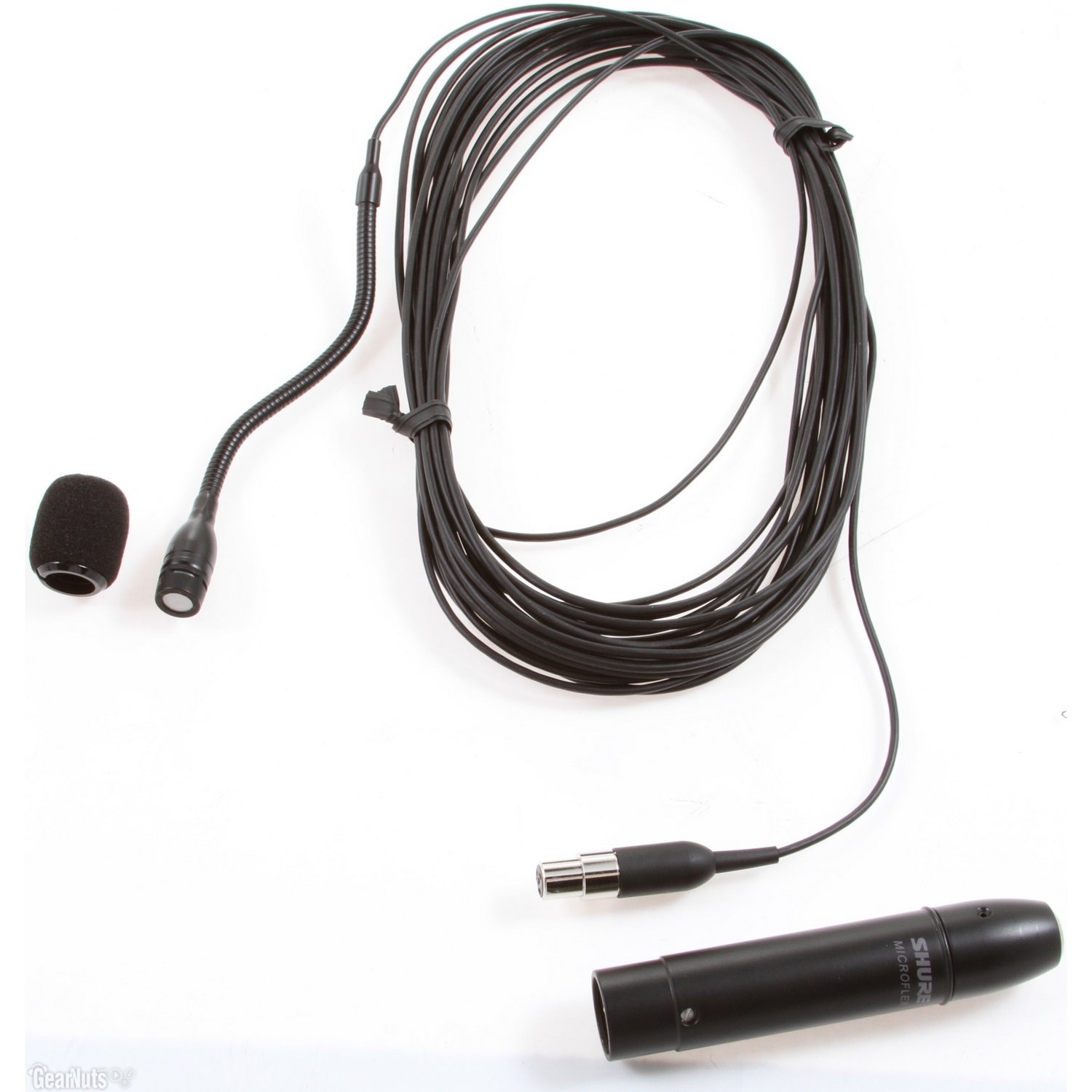 SHURE MX202B/C - микрофон миниатюр. театрально-хоровой кард. на гибком ...