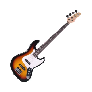 REDHILL JB200/VS - бас-гитара 4-стр., J+J, 864 мм, цвет санберст