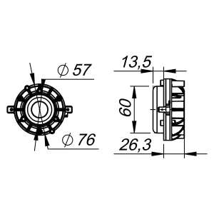 BARCELONA CG36 BK 3/4