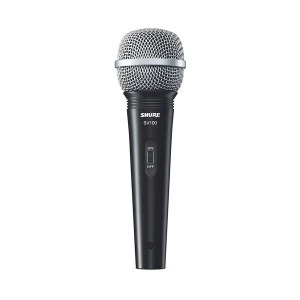 SHURE SV-100 - микрофон динамический вокально речевой с выкл. и кабелем (XLR-6.3ммJACK), черный